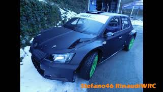 87° rally di Montecarlo GINO - RAVERA TEST SKODA FABIA R5 SHOW