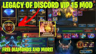 LEGACY OF DISCORD VIP 15 MOD APK!! (PRIVATE SERVER)