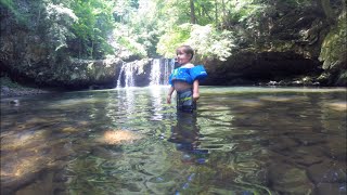 Hike to Sycamore Falls (Fiery Gizzard) July 2016