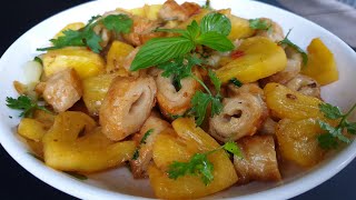 RUỘT HEO XÀO KHÓM CHAY món chay ngày rằm | seitan recipe | món ngon tại nhà