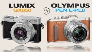 Panasonic LUMIX GX850 vs Olympus E-PL8