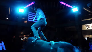 Man Dances on Mechanical Bull Wearing Best Sunday Suit (Storyful, Crazy)