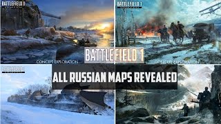 All Russian Maps Revealed + HUGE BF1 Update - Battlefield 1 DLC