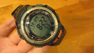 Casio PathFinder Solar Watch (7+ Years) Durability PAW Review Demo