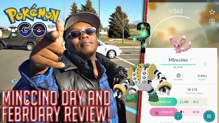 Pokemon Go: Minccino Day & February Review!