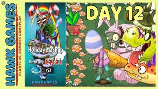 Plants vs Zombies 2 Holiday Mashup World Day 12 Easy (Max 5 Plants & Flowers)