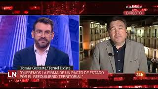 Entrevista a Tomás Guitarte, próximo Diputado de Teruel Existe, en la Noche 24Horas 20191113