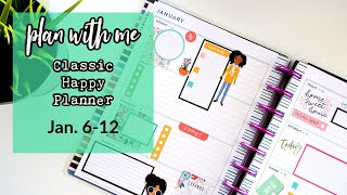 Plan With Me! | HORIZONTAL Classic Happy Planner | HeartsAndAPlan