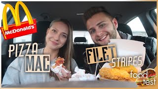 MCDONALDS FOOD REVIEW | PIZZA MAC und CHICKEN FILET STRIPES IM TEST
