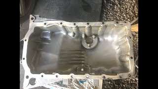 снятие поддона Audi a4 b6 1.8t