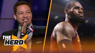 Chris Broussard on LeBron winning on Lakers next year, Paul George staying on OKC | NBA | THE HERD