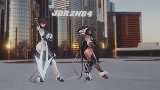[Taimanin MMD] Chocolate Cream [Yukikaze & Shiranui Mizuki]