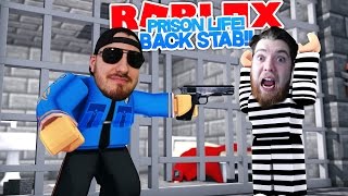 ROBLOX Adventure - PRISON LIFE - ROPO BETRAYS SHARKY!!