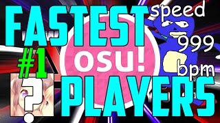 osu! | Top 5 Fastest osu! Players | Players Known for Their Speed, Speed Aim, Speed Acc, Consistency