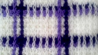 Узоры крючком: шотландская клетка / Crochet patterns: Scottish cell