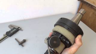 For sale: iso 40 taper drilling attachment with lever-action Quill travel and adjustable endstop