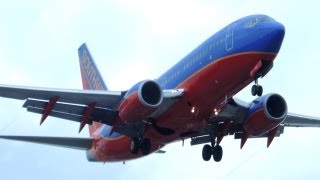 Soutwest Airlines Boeing 737-700 [N968WN] landing in LAX