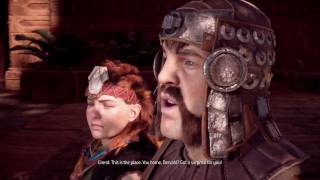 Horizon Zero Dawn - The Sun Shall Fall: Erend & Aloy Funny Dialogue at Warehouse Bomb Rigged Scene