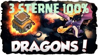 DRAGONS + LOONS ♦ 3 STERNE garantiert! ♦ Rathaus 8 ▲ Clash of Clans deutsch/german