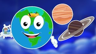 Planetas canción | Canciones Para Niños | rimas niños | Kids Learn | Solar System | Planets Song
