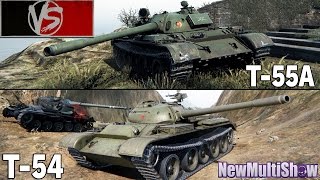 T-54 vs T-55A - Czy klon jest lepszy? - World of Tanks