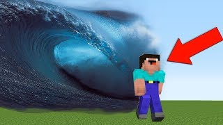 НУБ ПРОТИВ ЦУНАМИ ИЗ ВОДЫ В МАЙНКРАФТ КАК ВЫЖИТЬ НУБУ MINECRAFT ТРОЛЛИНГ ЛОВУШКА ЗАЩИТА МУЛЬТИК