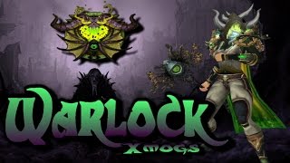 World of Warcraft - Warlock Transmogs - Fel Energy Xmog Set