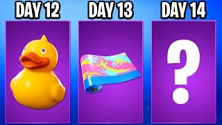 14 DAYS OF SUMMER FINAL REWARD LEAKED - ALL 14 Days Of Summer Rewards (FREE REWARDS In Fortnite)