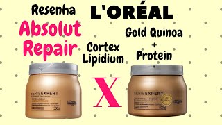 L'Oréal Absolut Repair Gold Quinoa vs Cortex Lipidium