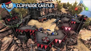 Ark: Survival Evolved - Ragnarok Cliffside Castle - No Mods (Speed Build)