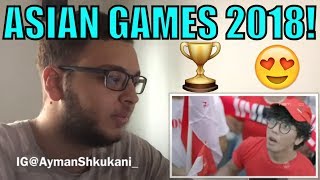 CANADIAN REACTS TO - Cuplikan Kemeriahan Opening Ceremony Asian Games 2018
