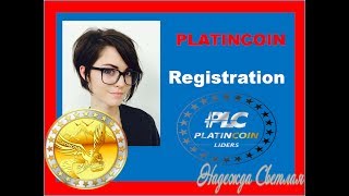 Registration PLATINCOIN ПЛАТИНКОИН