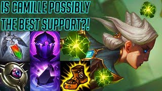 CAMILLE DECIDES TO SUPPORT THE TEAM TO VICTORY! - League Of Legends