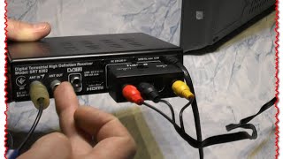 Как подключить DVB-Т2 телевизионный приемник Тюнер Strong
