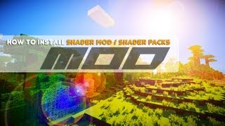 Minecraft How to install Shader MOD | Shader Packs 1.6.2