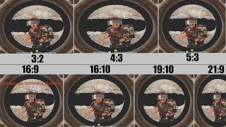 Соотношения сторон в Rainbow Six. Наглядно + Сравнение