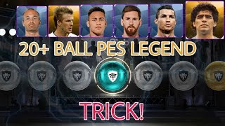 PES || "20" BLACK BALLS PACK | TRICK