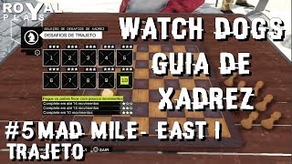 Watch Dogs - 3 estrelas nos 10 desafios de xadrez (Desafio de trajeto em Mad Mile - East 1)