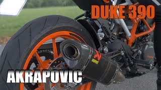 KTM Duke 390 2018 - Akrapovic Soundcheck (Flyby) [4K]
