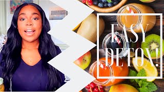 How to make 3 healthy DETOX cleanse smoothies | SIMPLE QUICK &EASY! | Recipes by JAMIN ANDERSON