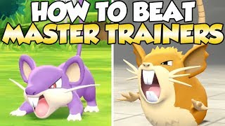 How To Beat Rattata & Raticate Master Trainers Guide!