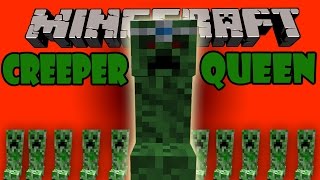 CREEPER QUEEN MOD - Boss Creeper - Minecraft mod 1.6.4, 1.6.2 Review e instalcion ESPAÑOL