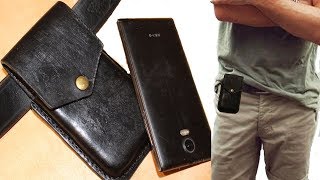 Как сделать чехол для смартфона на ремень