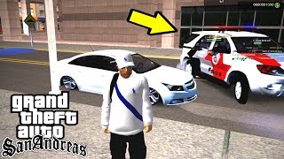 LEVEI UM ENQUADRO DA POLICIA COM O CRUZE REBAIXADO - MTA SA !!