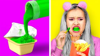 SEMBUNYIKAN MAKANANMU DI PERLENGKAPAN SEKOLAH! || Kiat-Kiat Lucu Seputar Sekolah oleh 123 GO Like!