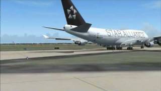 Takeoff from Frankfurt EDDF FS2004
