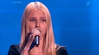 Мария Стамова. "Эхо любви" - Слепые прослушивания - Голос Дети - Сезон 2