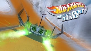 #13 Hot Wheels World's Best Driver - Green Team - Stage 4 - Gameplay - Walkthrough - Video Game