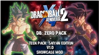 DragonBall Xenoverse 2 Showcase Mod: [DB: Zero Pack]-[Teen Pack: Saiyan Edition (v1.0)]