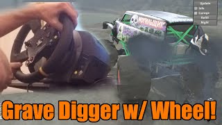 Spin Tires | GRAVE DIGGER | First WHEELCAM!